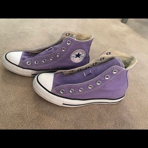 Converse All Star Purple Womens 8